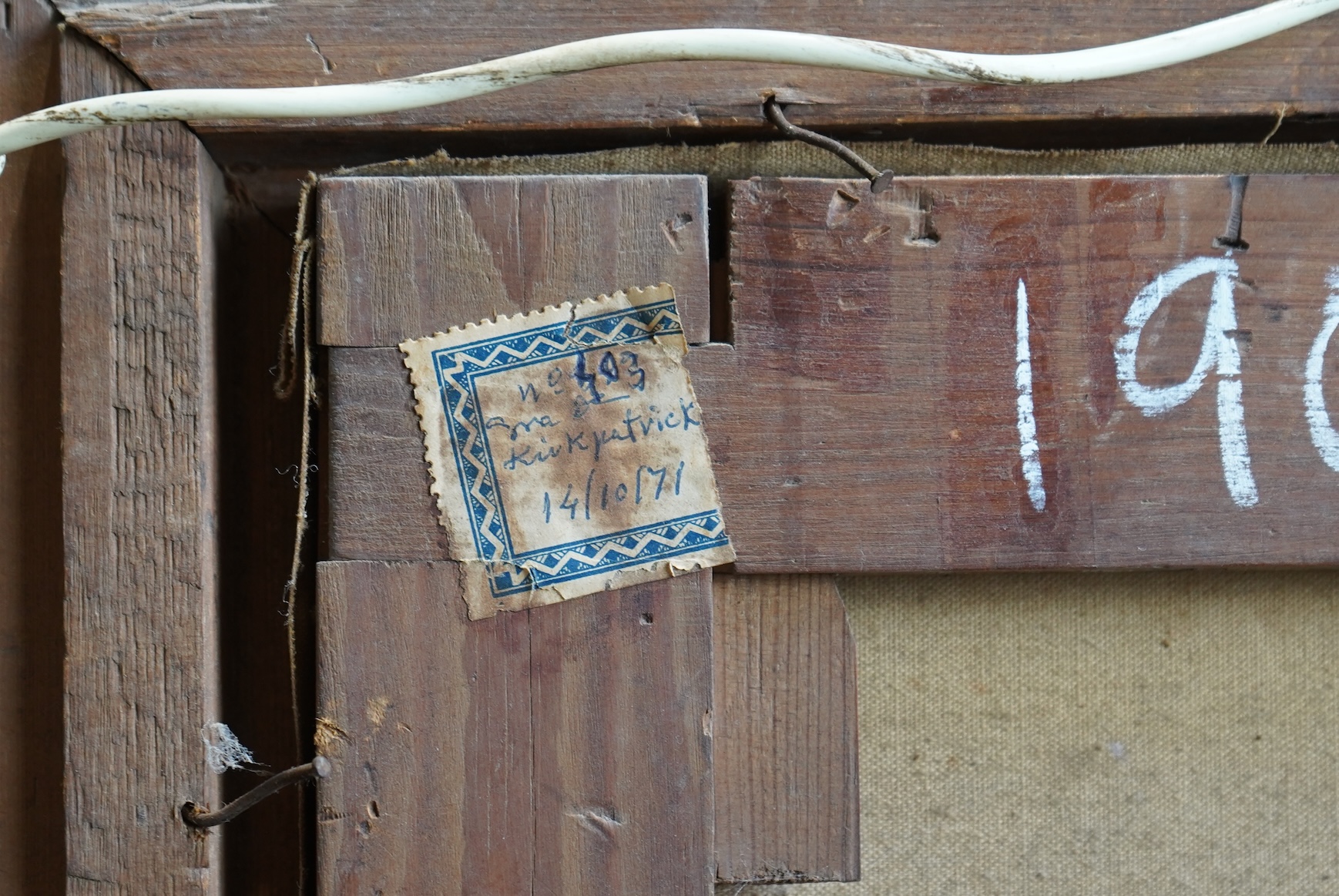 Spanish School, 20th century, Study of a traditional guitarist